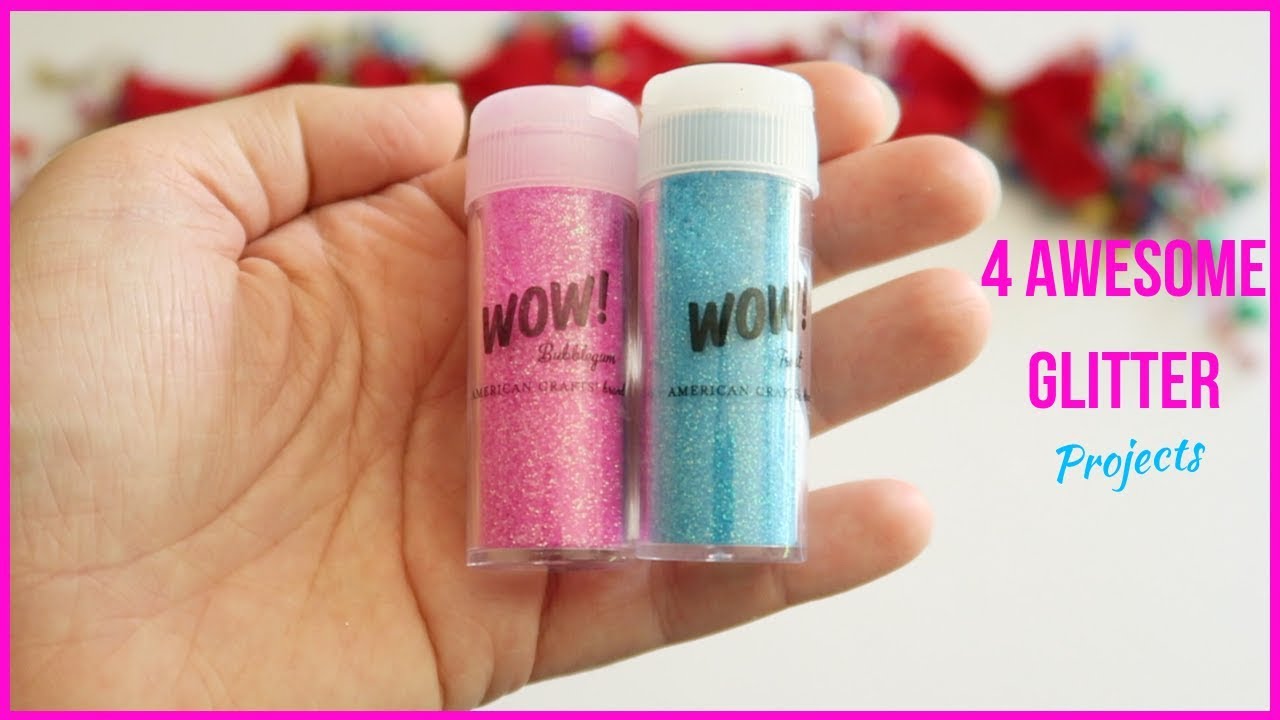 AWESOME DIY GLITTER PROJECTS YOU NEED TO TRY | 4 EASY & INEXPENSIVE CRAFT IDEAS