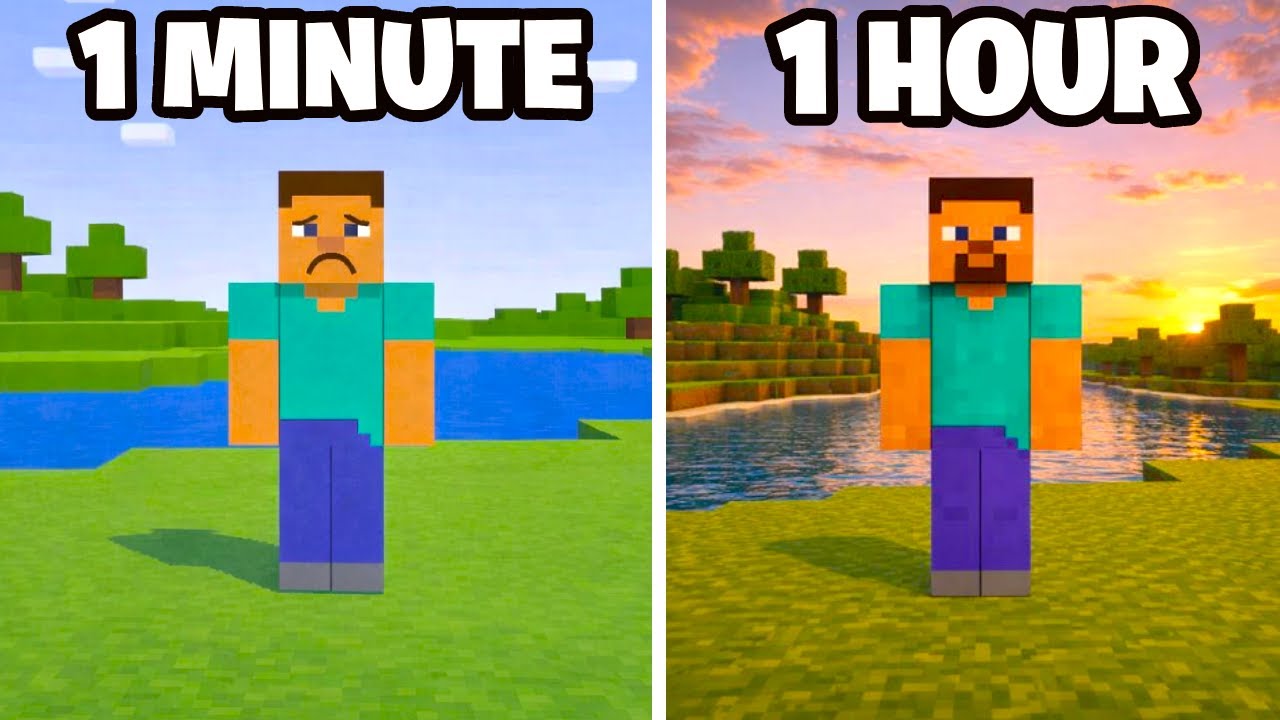 ChatGPT Makes Minecraft in 1 Minute vs 10 Minutes vs 1 Hour