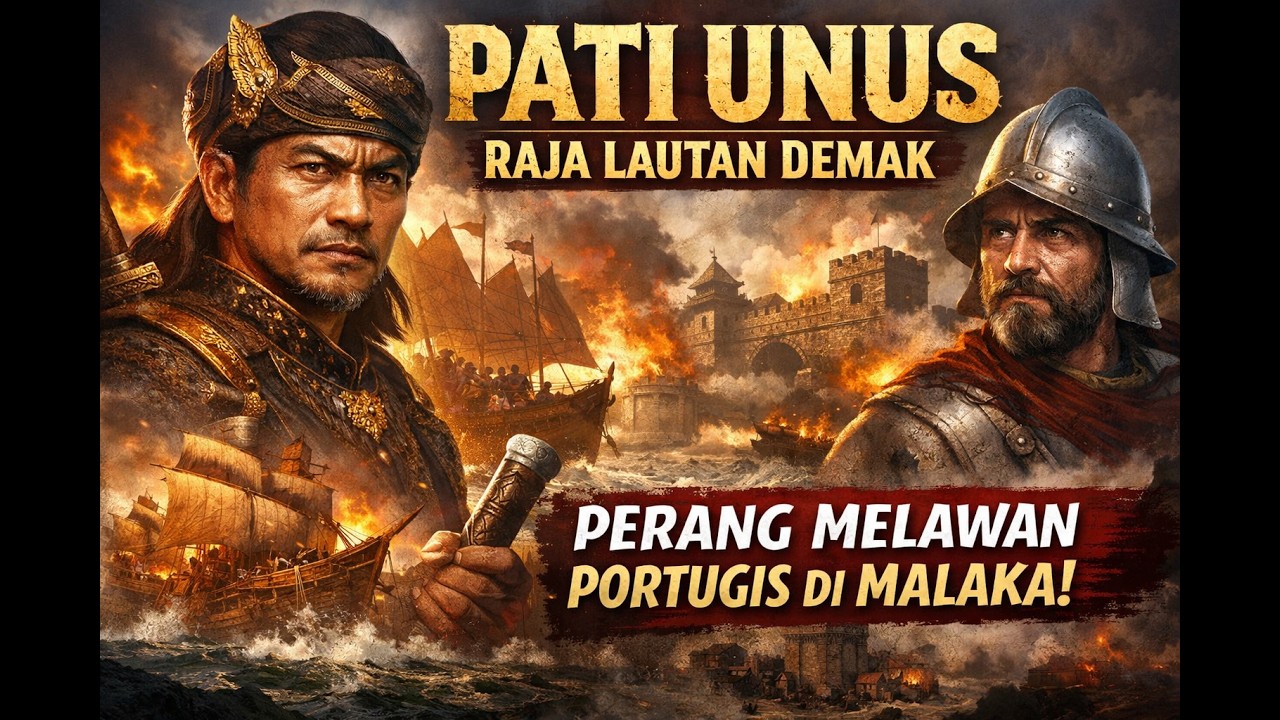 PATI UNUS &ndash; Raja Lautan dari Demak | Perang Besar Melawan Portugis di Malaka (Sejarah Nusantara)