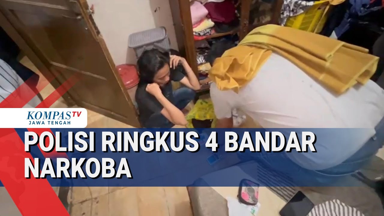 Polisi Ringkus 4 Bandar Narkoba