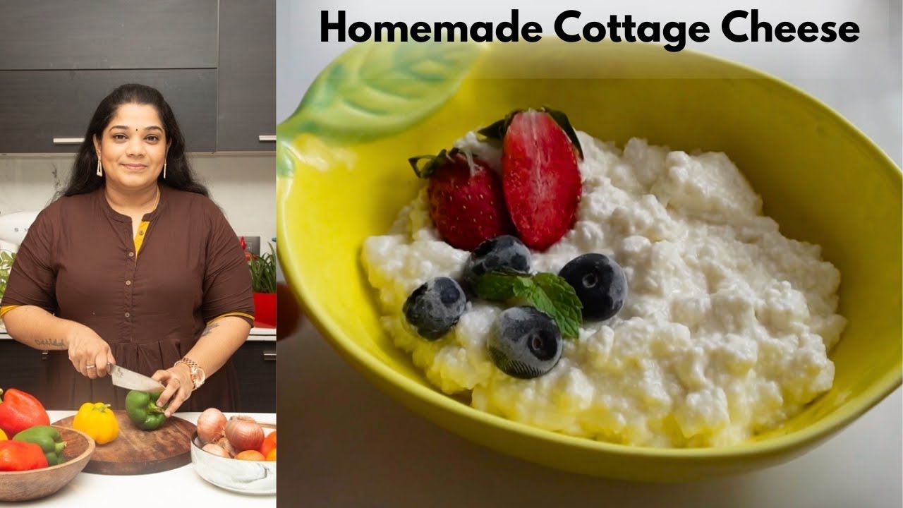 There is 25 grams Protein in 1 cup - Homemade Cottage Cheese Recipe