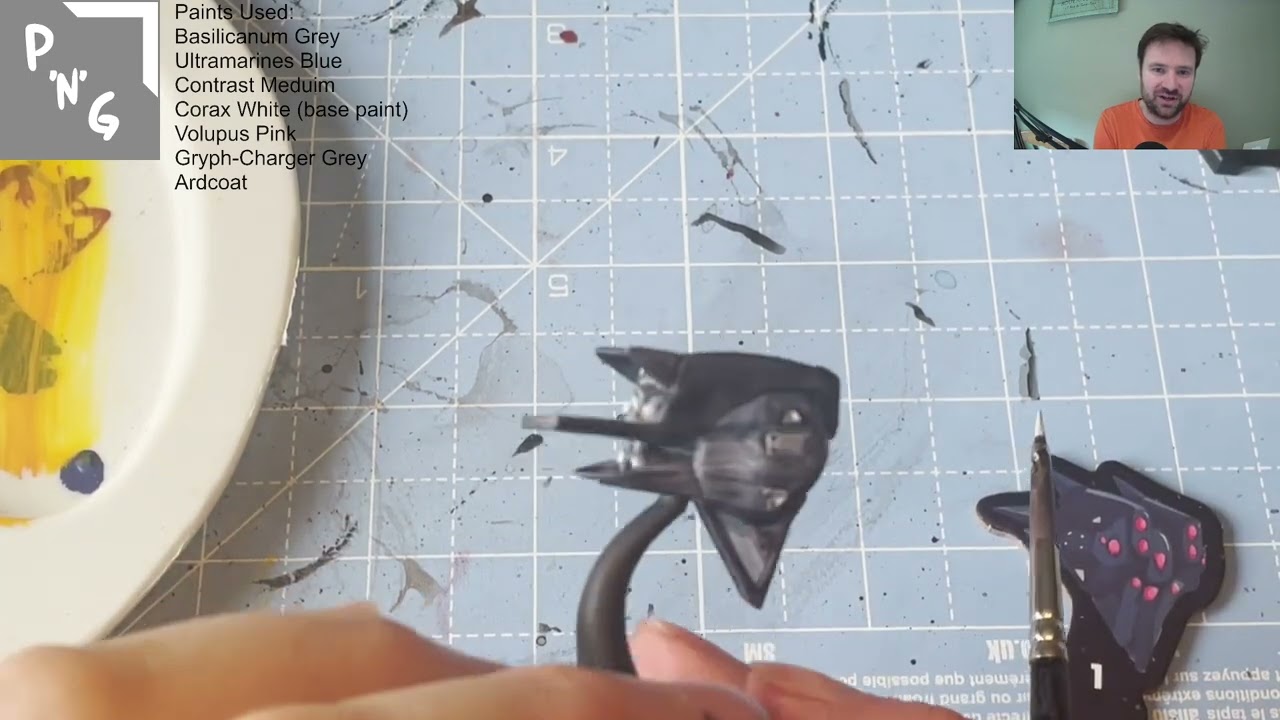 Painting Stars of Akarios - Synthetic Fighter and Cruiser