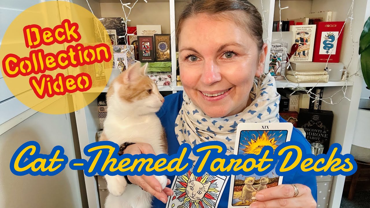 TAROT COLLECTION: Indie & Mass Market Cat Tarot Decks ~ including MY Top 5 Cat-Themed Decks!🐱