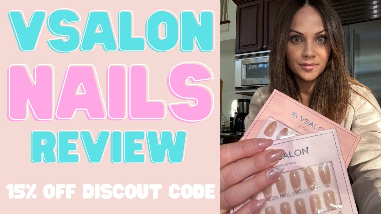 Пробую накладные ногти Easy UV Glue от VSALON в первый раз! | Код скидки 15% на накладные ногти E...