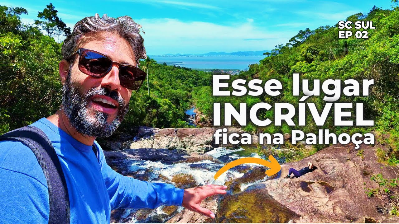 Um PARAÍSO escondido na PALHOÇA com vista pra Florianópolis