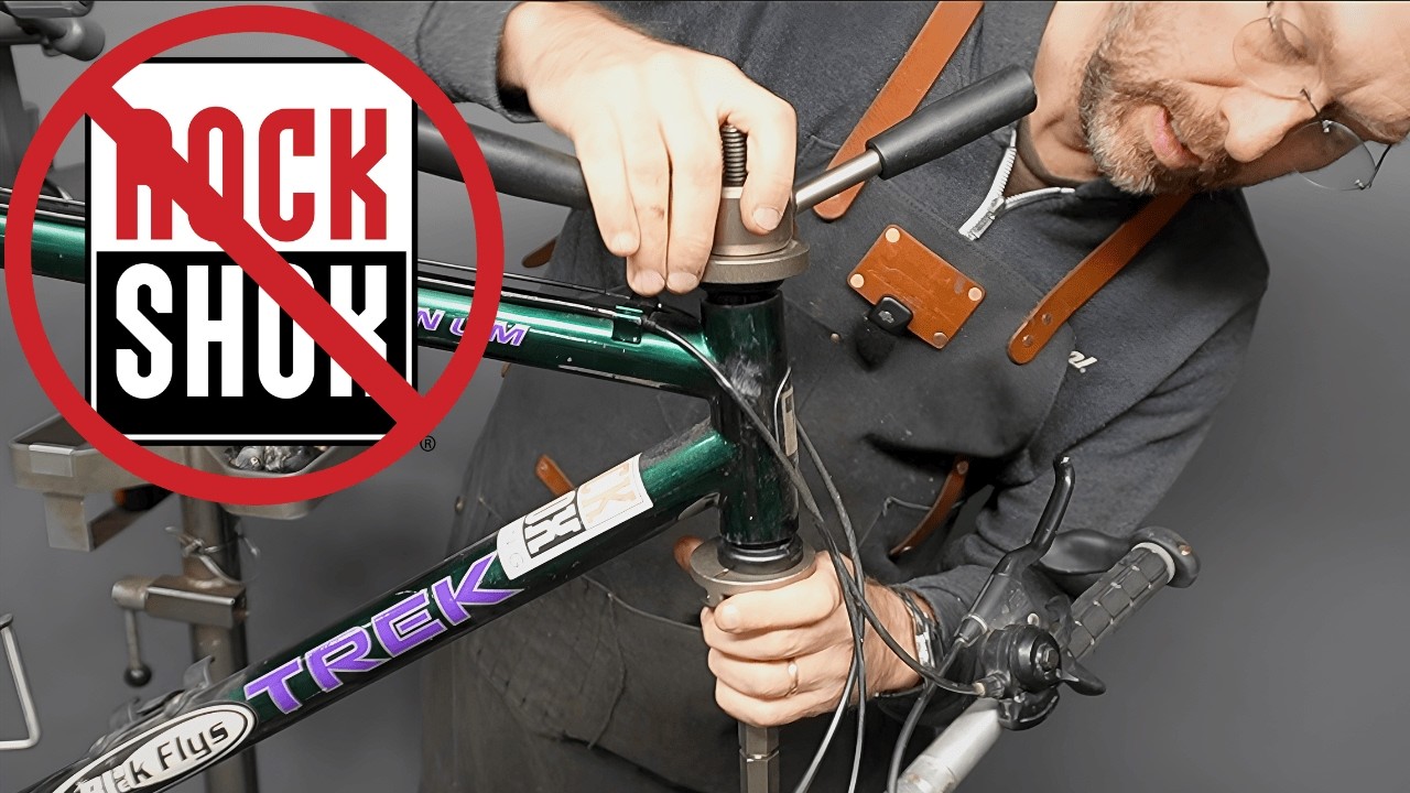 SHOCKECTOMY! Trek MTB returned to rigid glory! Fork Swap and Tuneup