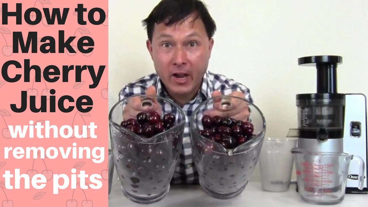 How to Make Cherry Juice without Removing the Pits