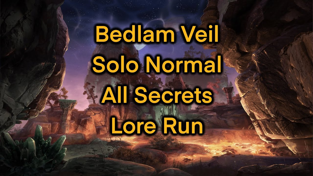 ESO | Bedlam Veil Solo - All Secrets - Lore