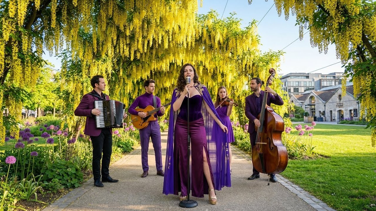 A Soft Paris Evening Ambience &ndash; Romantic French Love Songs in Golden Light