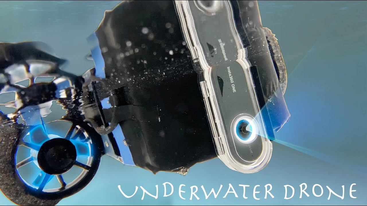 DIY Underwater Drone! COMPLETELY WIRELESS (4K 360 Camera)