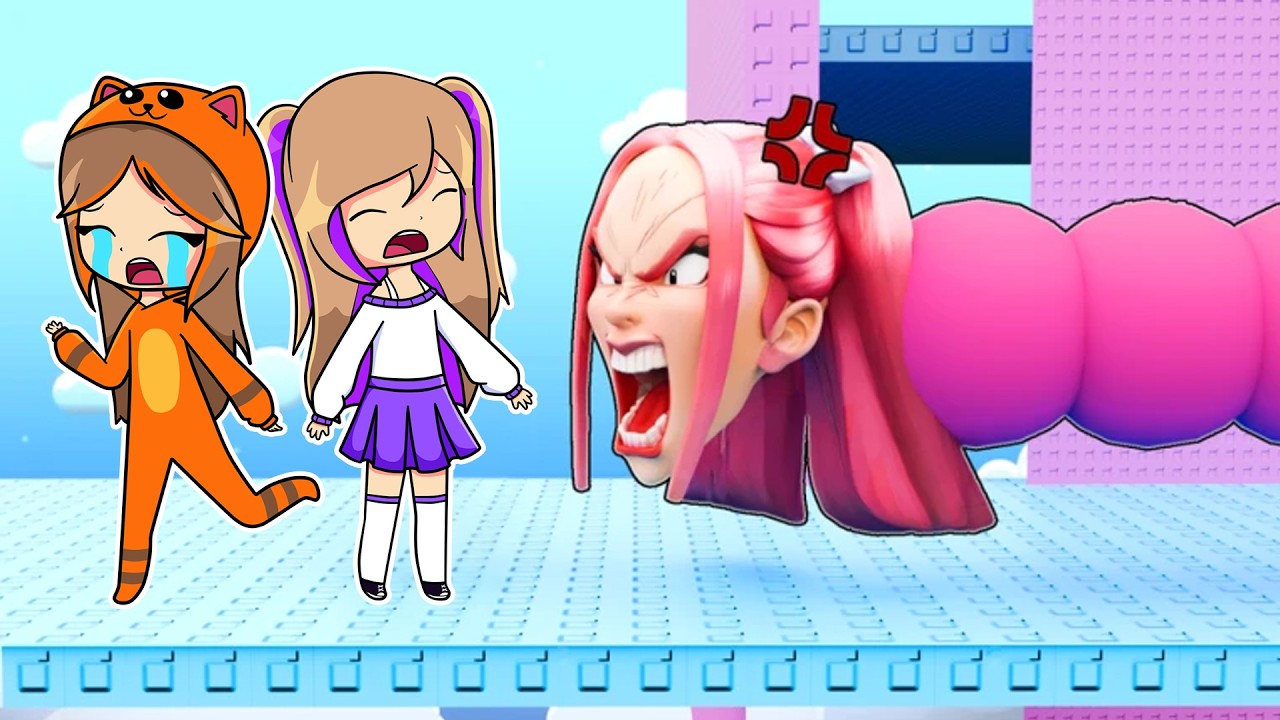 NUNCA JUEGUES la TORRE TROLL DE LA GUERRERA KPOP GUSANO ATERRADORA en ROBLOX con Mandarina