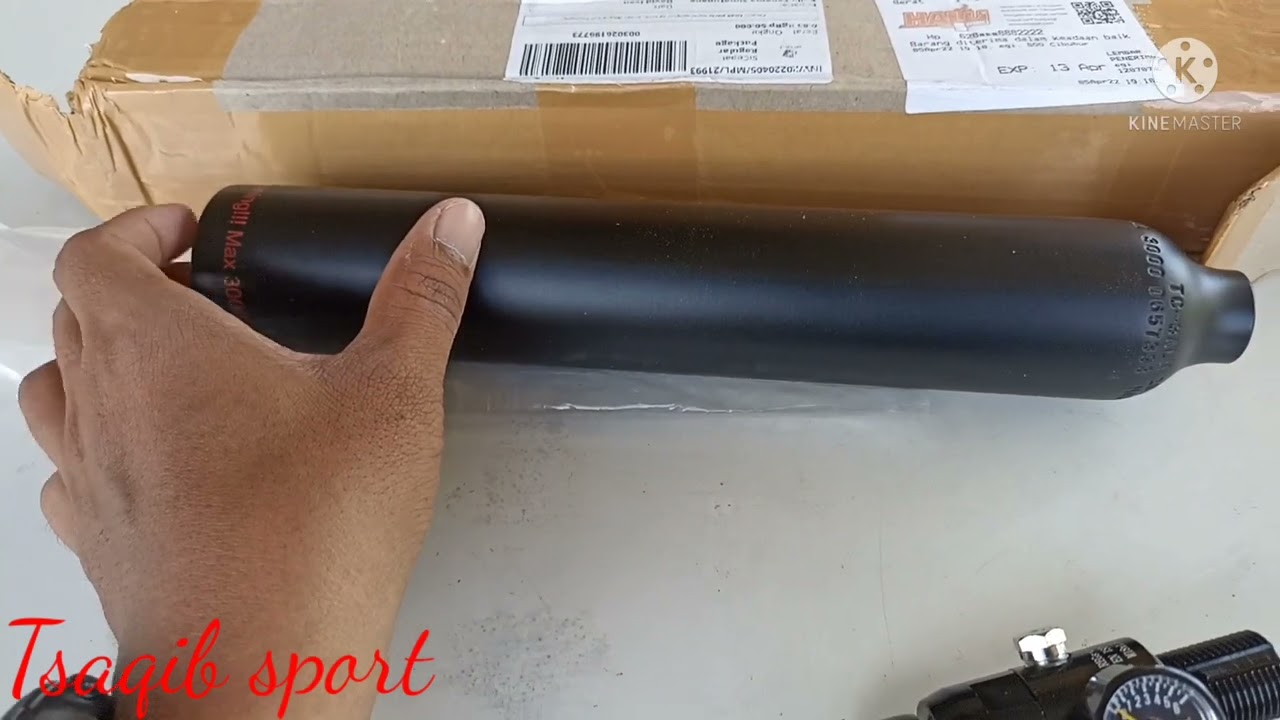 UNBOXING REGULATOR PAINTBALL DAN TABUNG 360CC