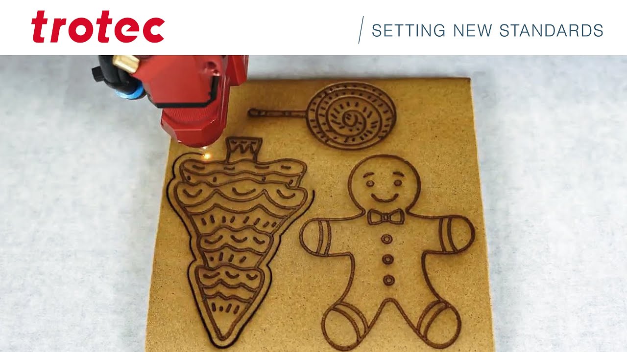 Kann man Lebkuchen lasern? | Verwendung eines Trotec Speedy Lasergravierers
