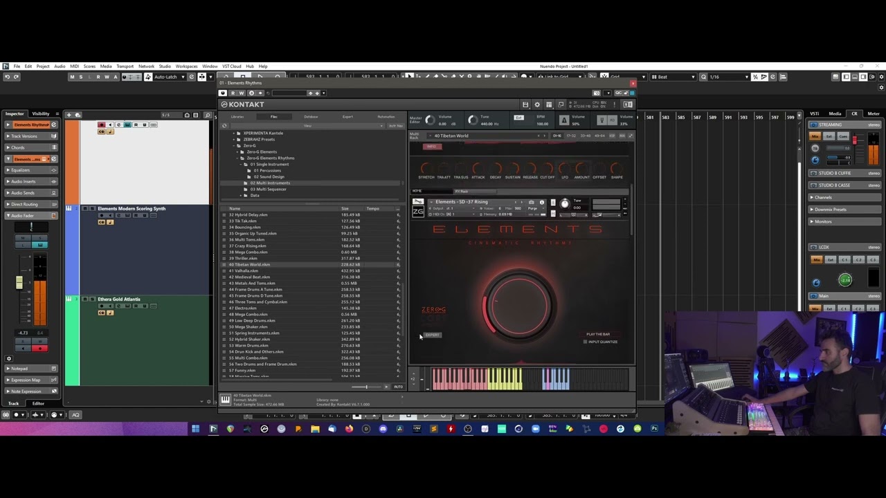 Zero-G Elements Cinematic Rhythms - Multi Instruments Overview