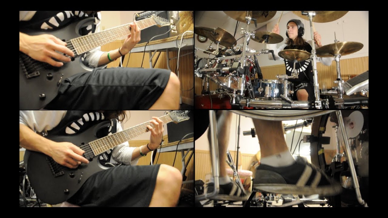 Fallujah - Cerebral Hybridization [Drum // Guitar Dual Cover]