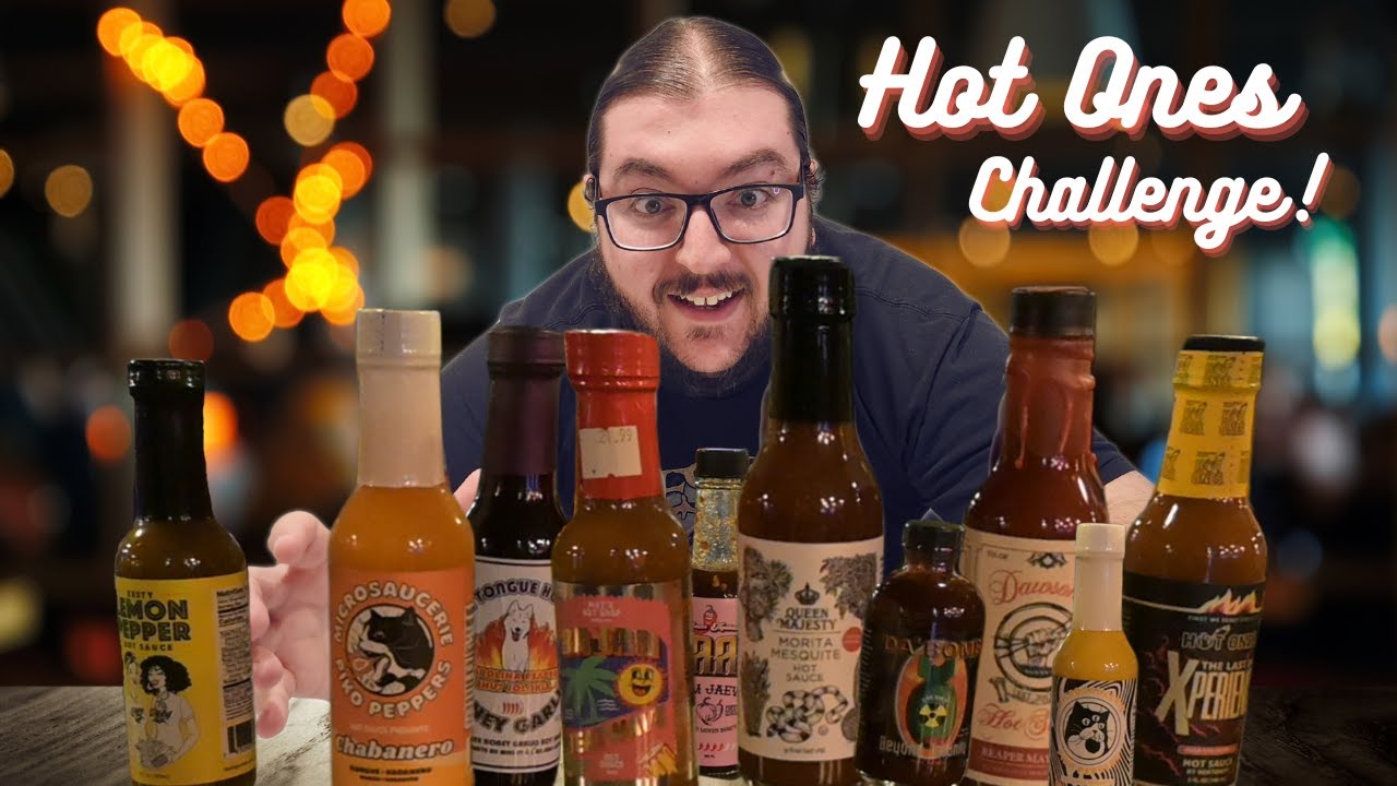 🔥 I Tried EVERY Hot Sauce from the New Hot Ones Season! 🔥{Otaku Eats}