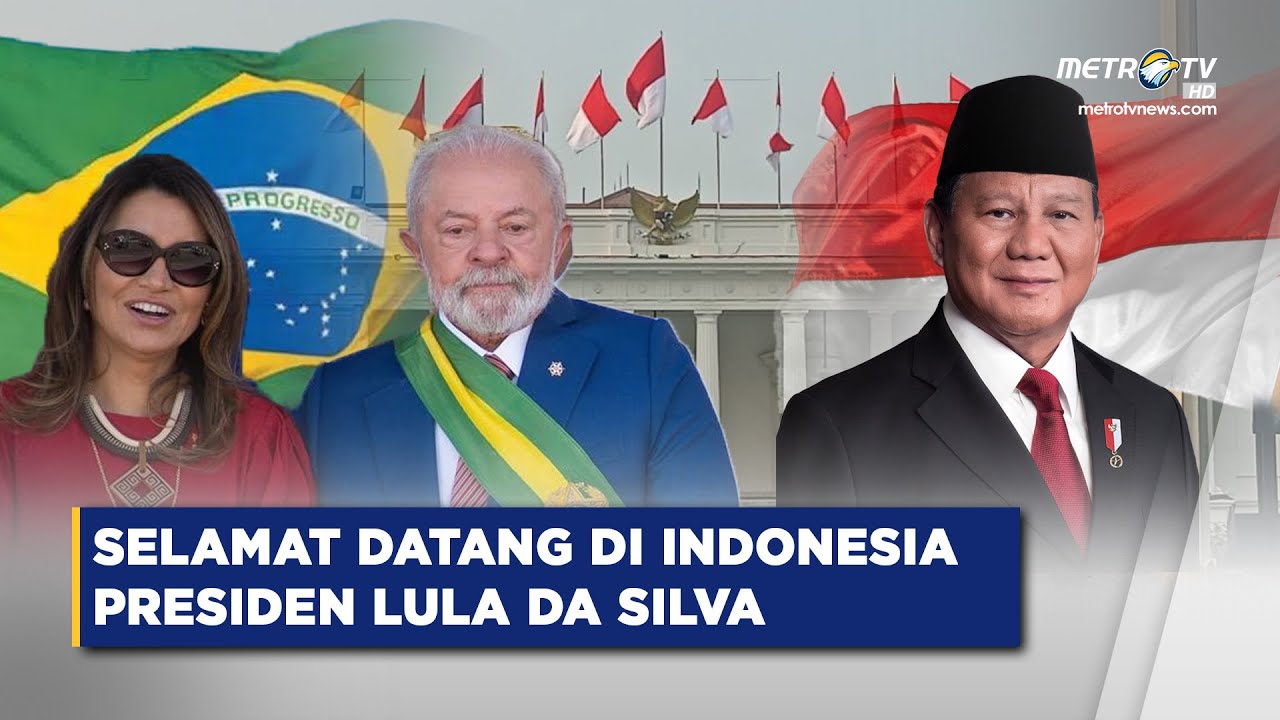 BREAKING NEWS - PRESIDEN REPUBLIK FEDERAL BRAZIL TIBA DI INDONESIA