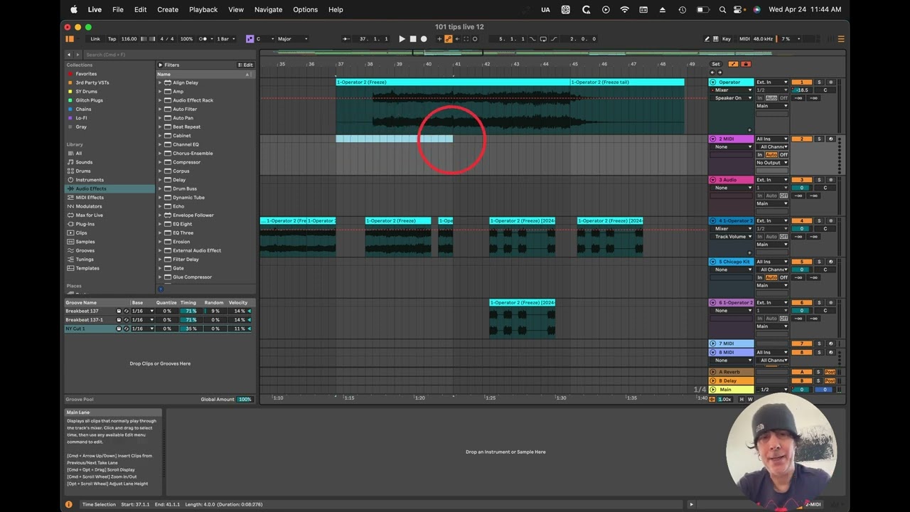 Ableton 12   Create Midi Clip