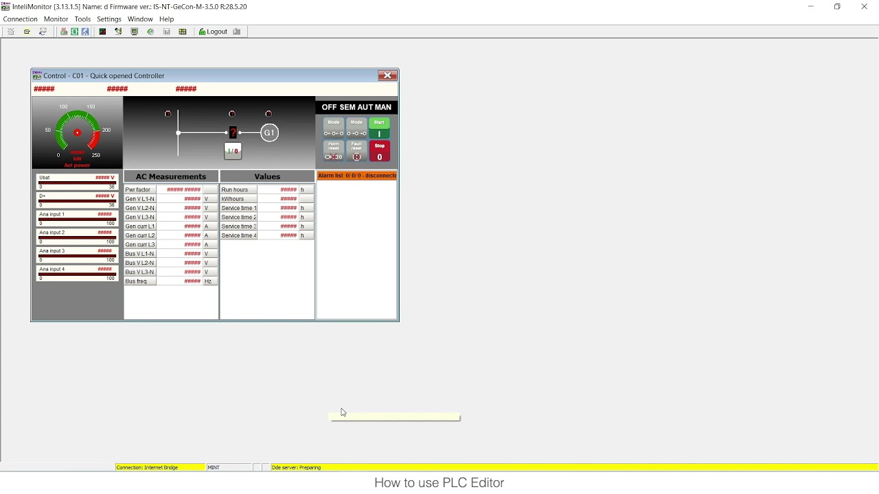 How to use PLC Editor in ComAp IGS NT and GSC controllers.