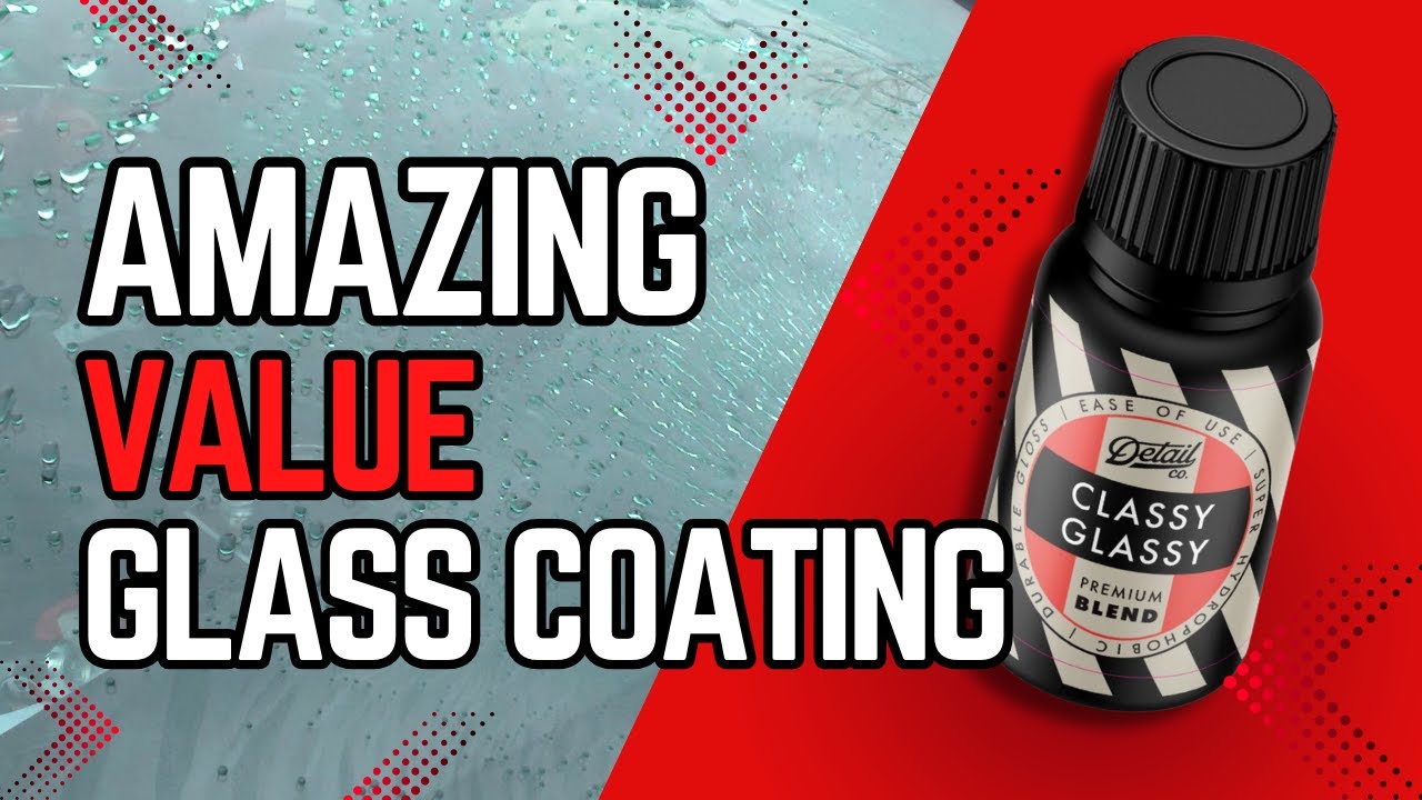 NEW Detail Co CLASSY GLASSY coating for your car windows. Great product at an incredible price!