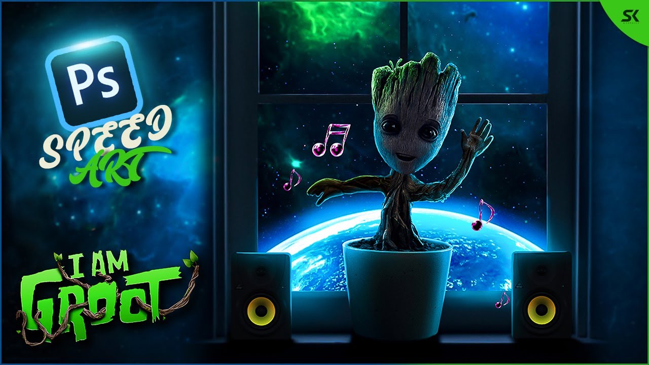I Turned My Imagination into Reality | Groot Manipulation | Realistified | Fantasy | SK Graphics