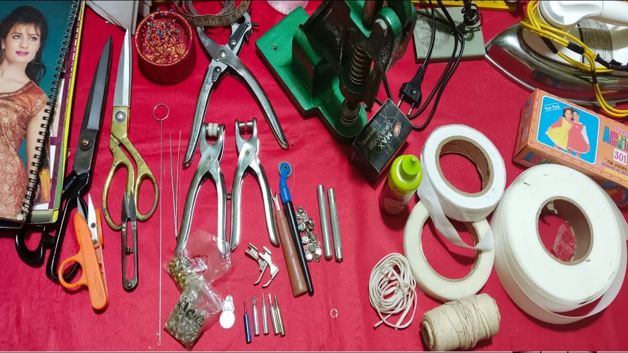 Tailoring materials and tools..