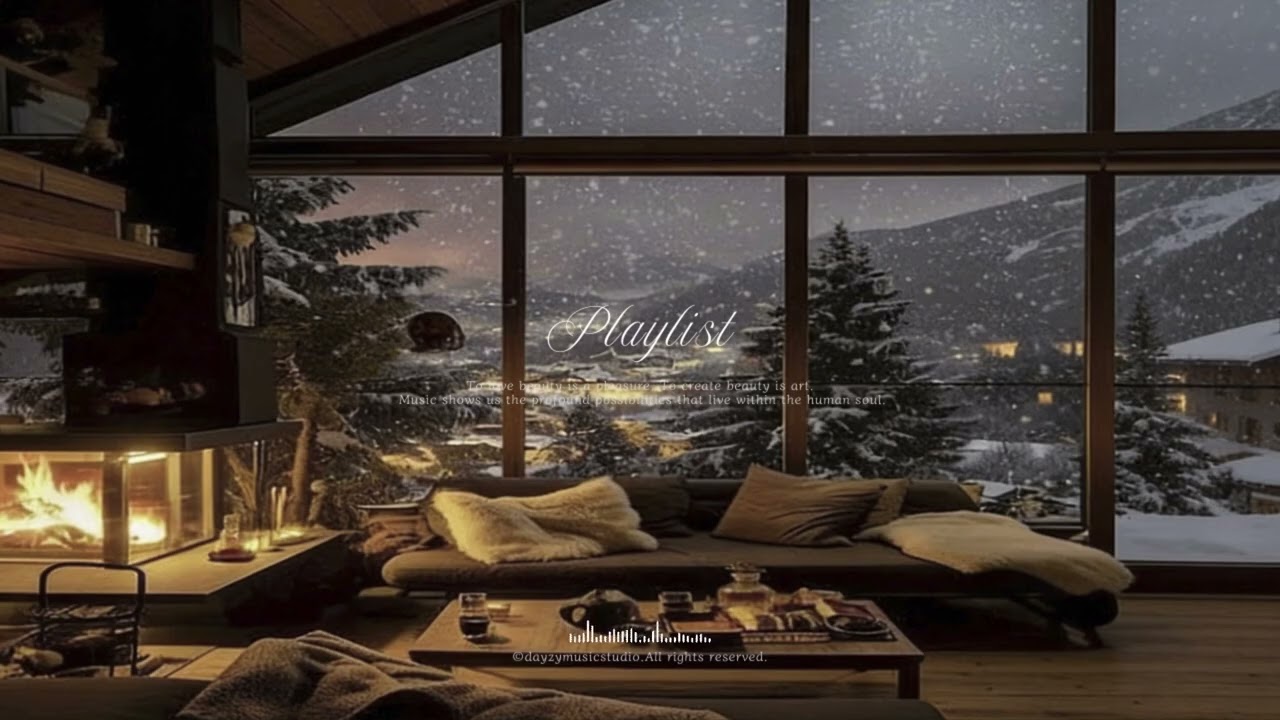 playlist 추운 겨울 벽난로 앞에서 듣는 겨울 인디팝 ☃️🧣*❅ | Soft winter indie pop playlist