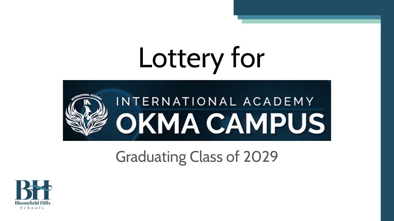 International Academy Okma Campus Lottery Class off 2029