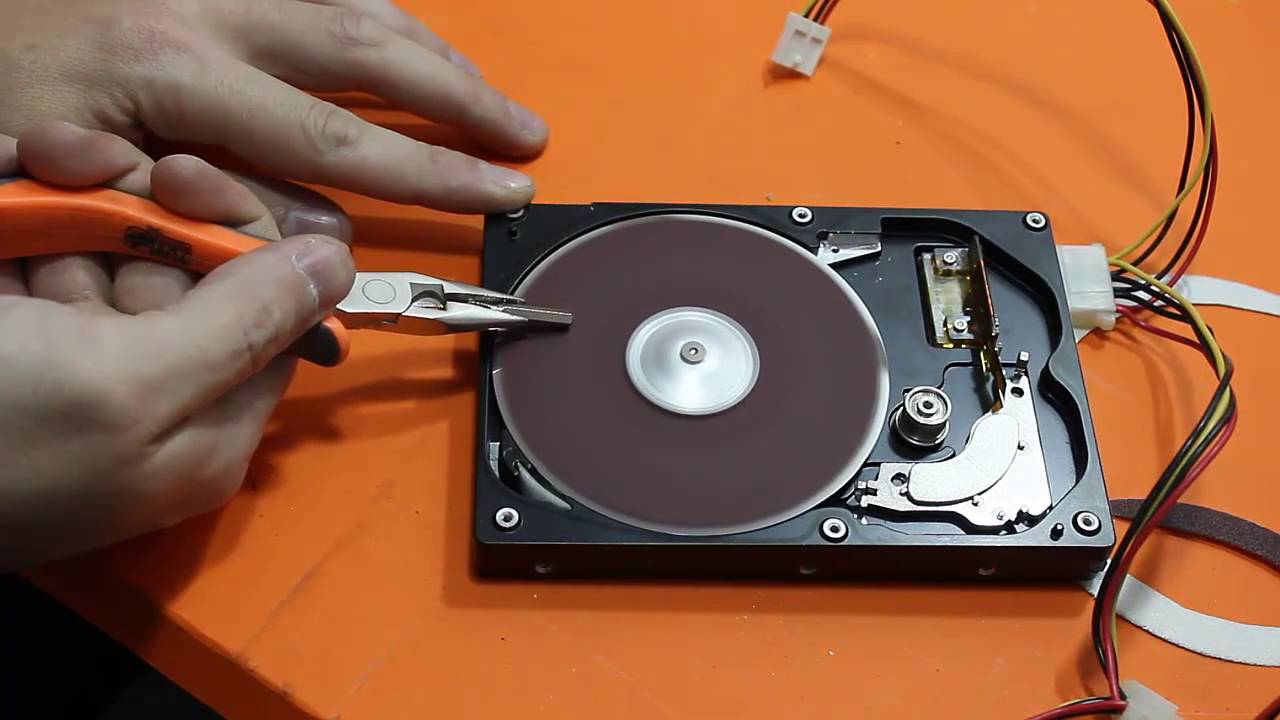 HOW TO BUILD TO DO HARD DISK GRINDER YOURSELF
