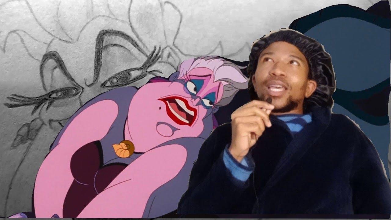 Draw URSULA from THE LITTLE MERMAID with me