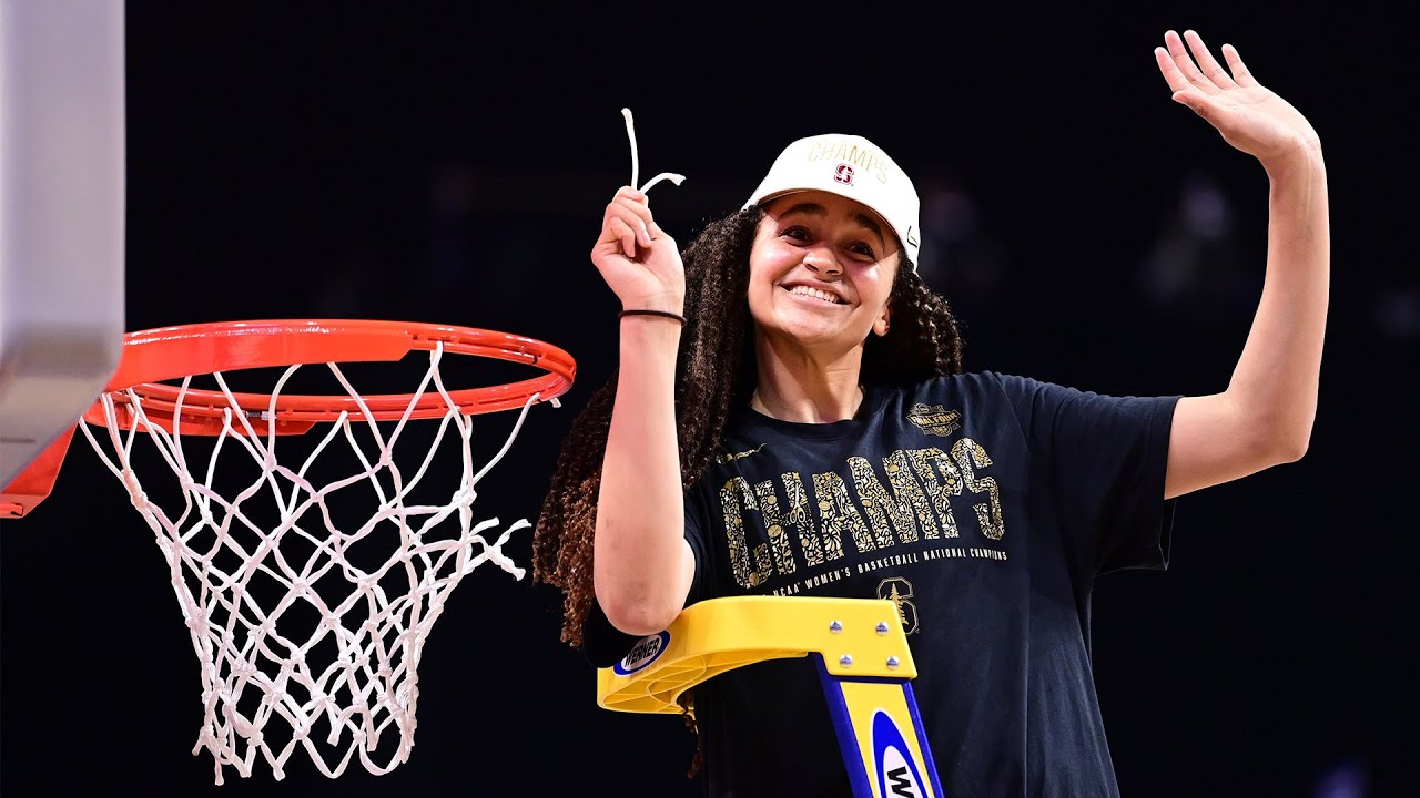 Haley Jones named Most Outstanding Player as Stanford wins title - Game highlights and interview