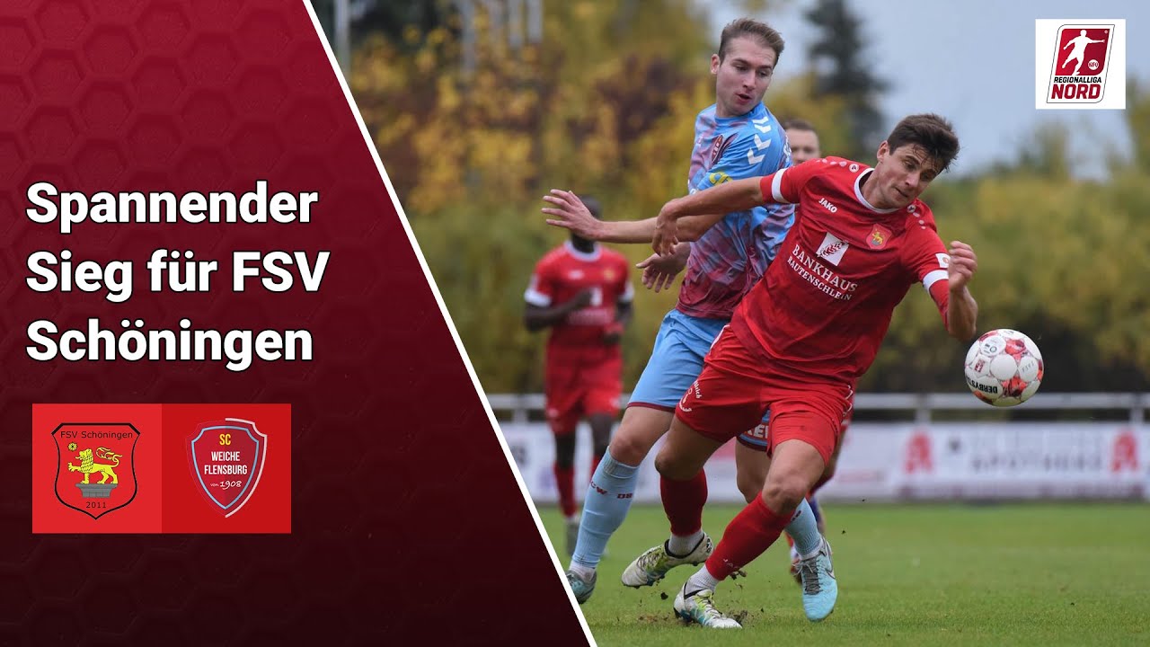 FSV Schöningen - SC Weiche Flensburg | Regionalliga Nord 14. Spieltag