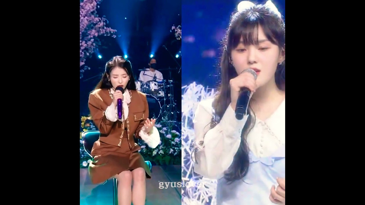 iu and kim chaehyun girls planet 999 my sea #shorts