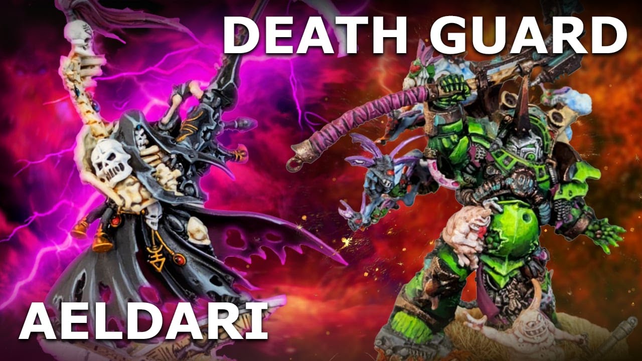 DEATH GUARD VS AELDARI WARHAMMER 40000 BATTLE REPORT