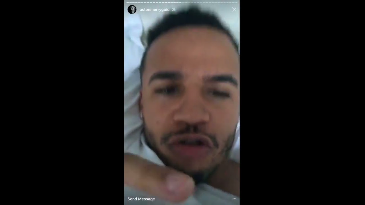Aston Merrygold instagram story