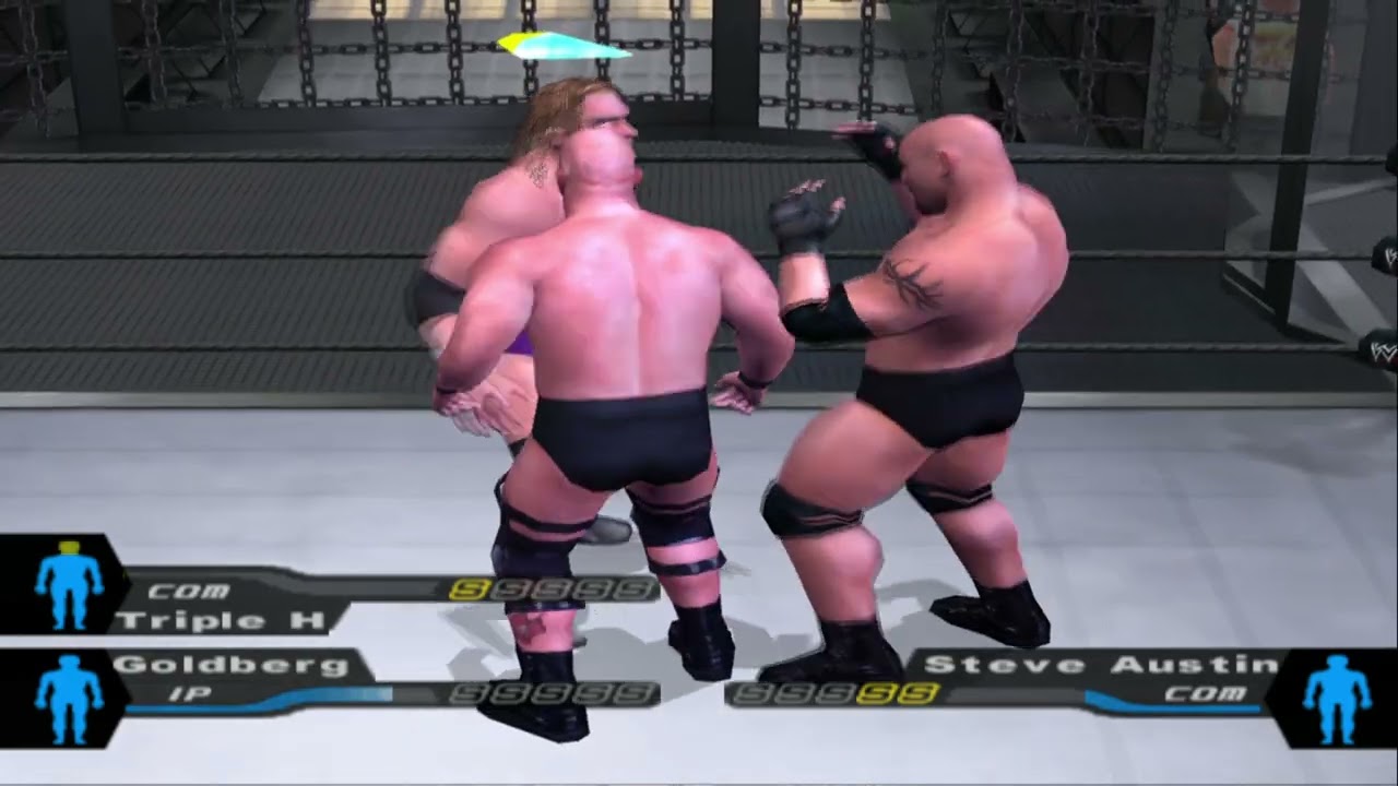 wwe SMACKDOWN here comes the PAIN, ps2 gameplay, elimination chamber match 🔥😍😍♥️
