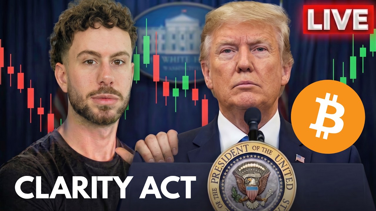 🔴 CLARITY ACT LIVE BITCOIN TRADING: INCOMING VOLATILITY