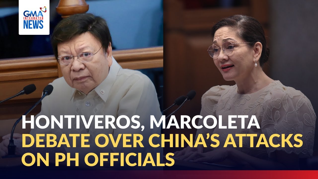 Hontiveros, Marcoleta debate over China’s attacks on PH officials | GMA Integrated News