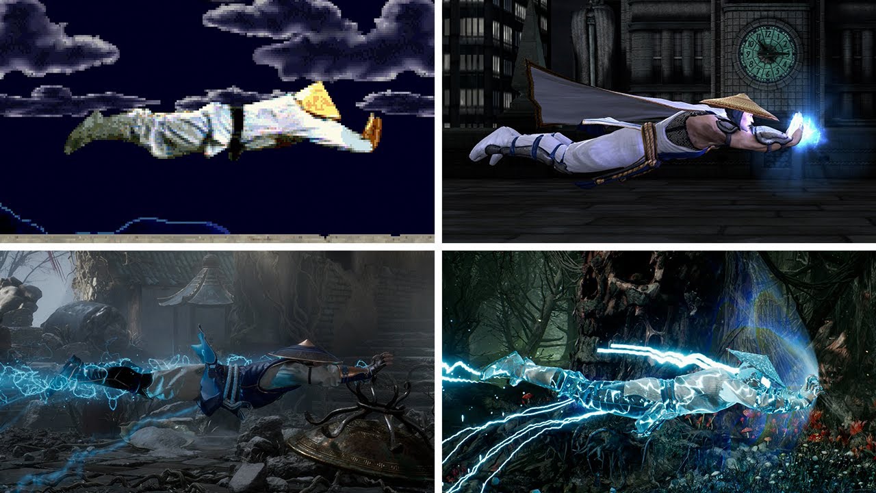 Evolution of Raiden's Electric Fly (1992-2023)