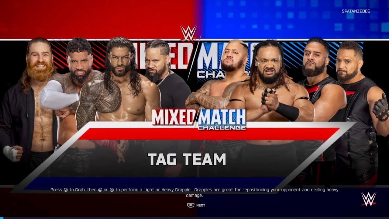 WWE 2K25 THE BLOODLINE VS THE OG BLOODLINE || MIXED MATCH TAG TEAM #wwe2k25 #thebloodline #wwe #2k