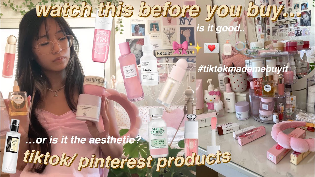 💌 обзор вирусных *эстетических* бьюти-продуктов + брендов TikTok/Pinterest, действительно ли они ...