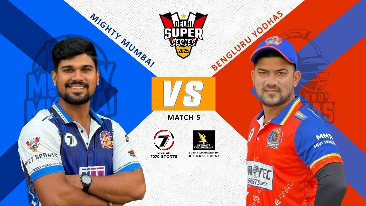 MIGHTY MUMBAI VS BENGLURU YODHAS | DELHI SUPER SERIES 2025