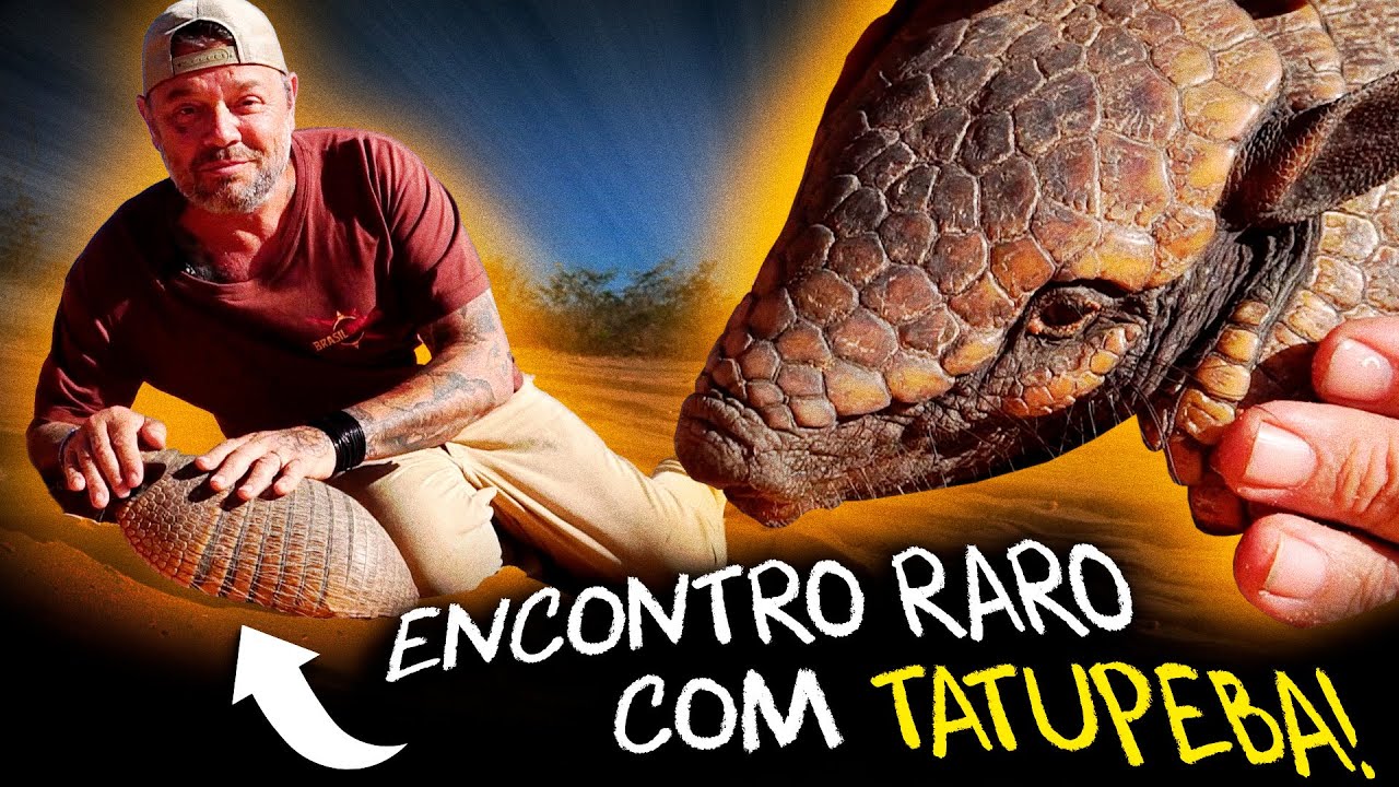 ENCONTRO INCRÍVEL COM TATU NO CORAÇÃO DO JALAPÃO!