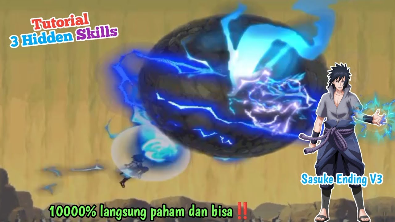 [Tutorial] 3 Hidden Skills Sasuke Ending V3 Best Edition Mugen Char BVN | Bleach VS Naruto 3.3 2025