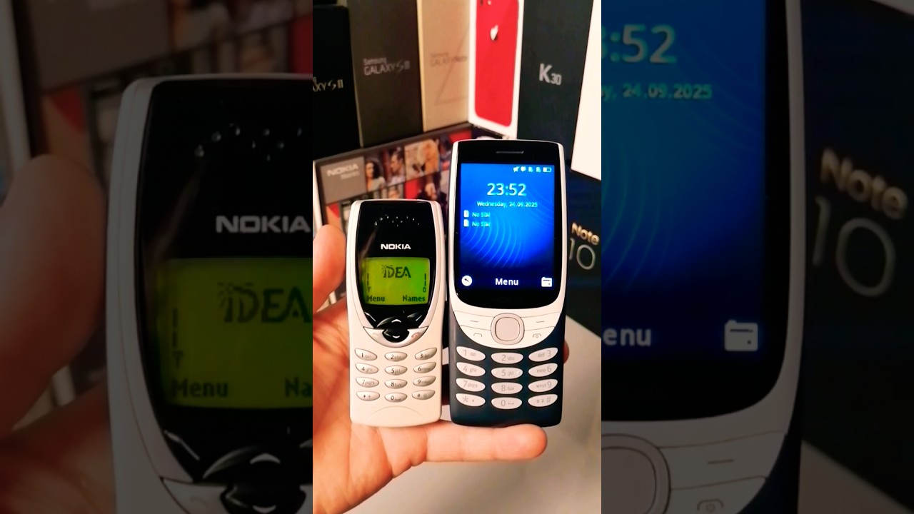 Nokia 8210 [1999] vs [2022] #nokia #shorts #oldnokia
