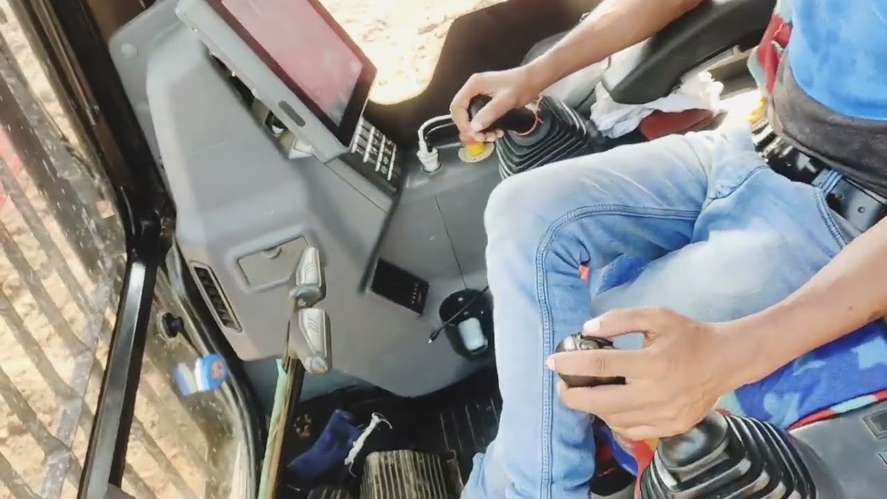 sany rig machine 205 kaise chalaya jata hai #longvideo machinery civil construction work #machinery