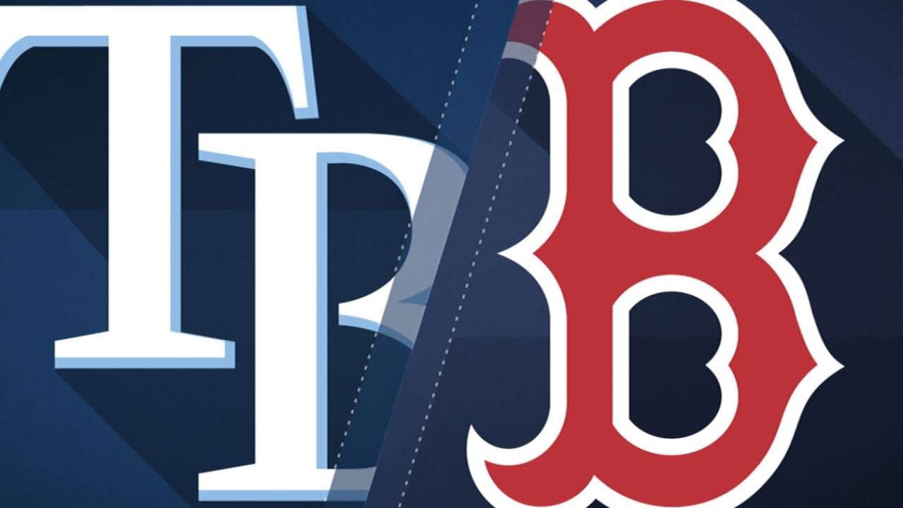 Red Sox shut out the Rays in the 9-0 victory 9/9/17