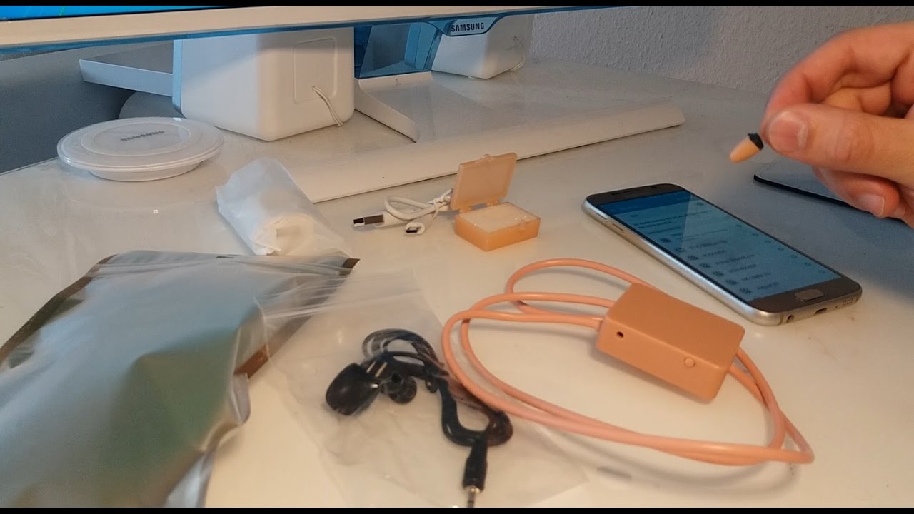 Mini Spion Kopfh&ouml;rer (earpiece) versteckt im Ohr