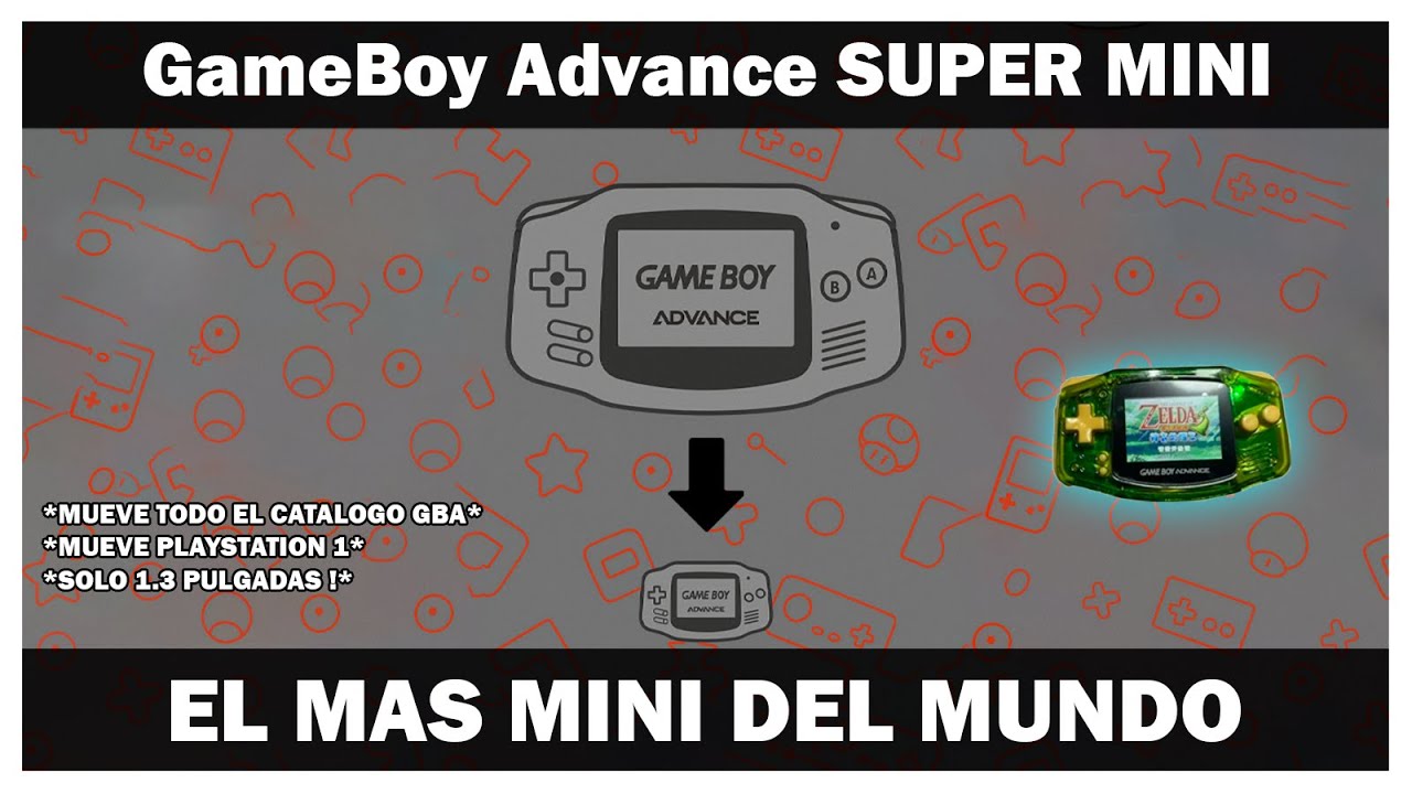 El Game Boy ADVANCE MAS PEQUEÑO DEL MUNDO DE ALIEXPRESS ! COMPRA INNECESARIA ? MUEVE PS1 !