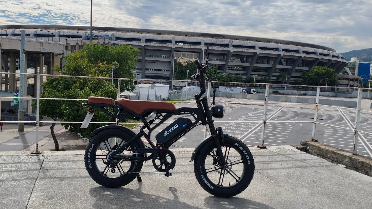 Bike  elétrica 🔌   v20  pro  dando uma volta no MARACANÃ RJ